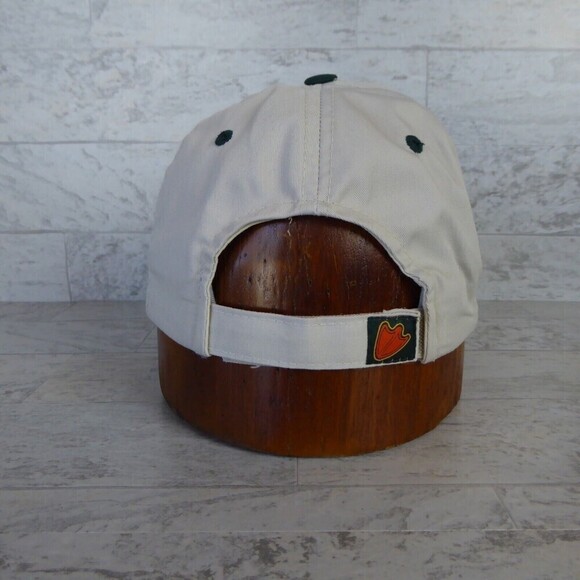 Oregon Ducks Webfoot Cap Beige Lightweight Adjustable Strap Back Hat Team - Picture 4 of 7
